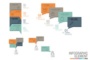 Infographic Flat speech bubble set, an Illustration by Woo Graphics (Thumbnail 5 of 5)