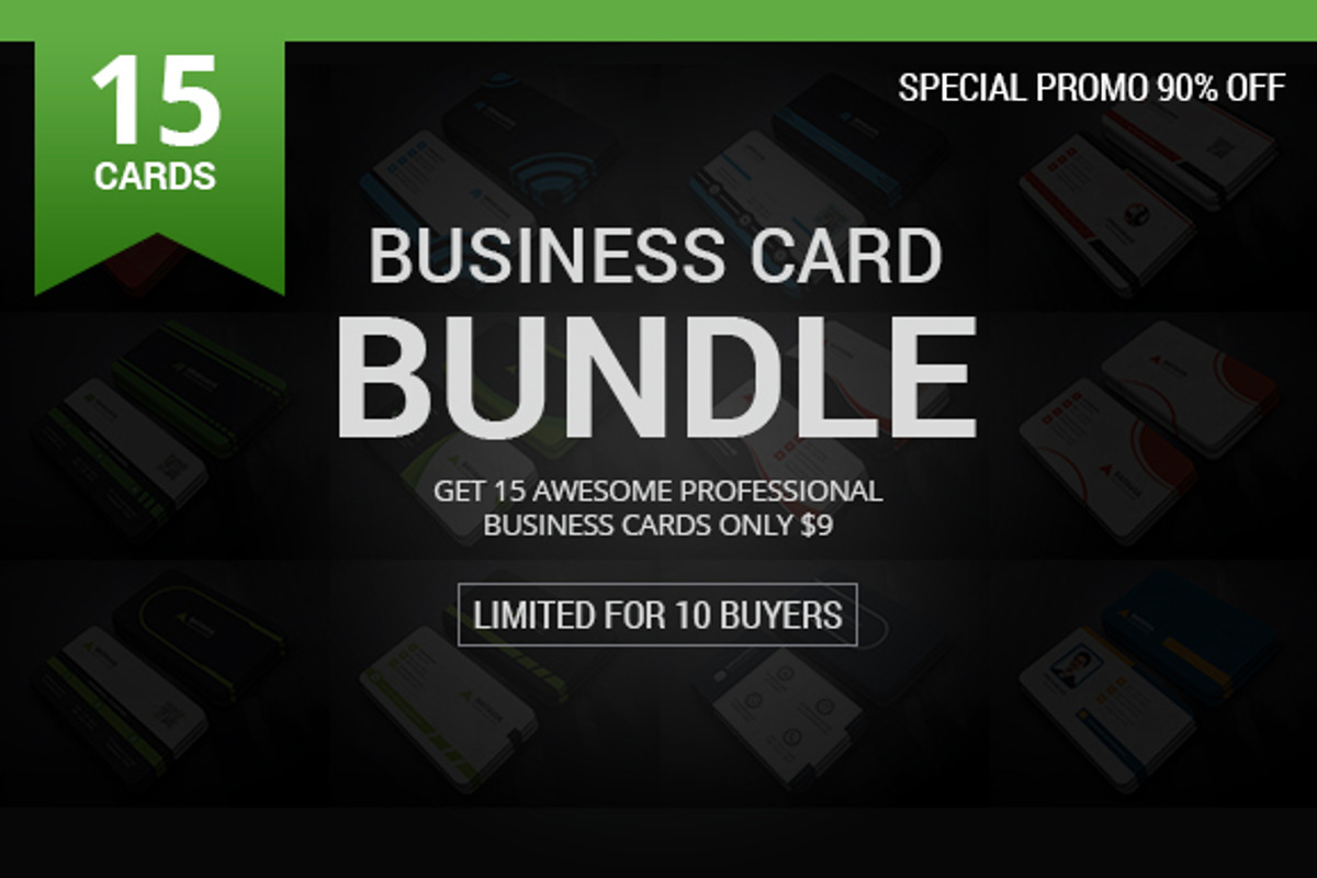 Professional Business Card Bundle, a Business Card Template by InfinityArt (Photo 1 of 6)