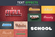 100 Vector Text Effects | Part 2, a Layer Style Add-On by rwgusev (Thumbnail 10 of 11)