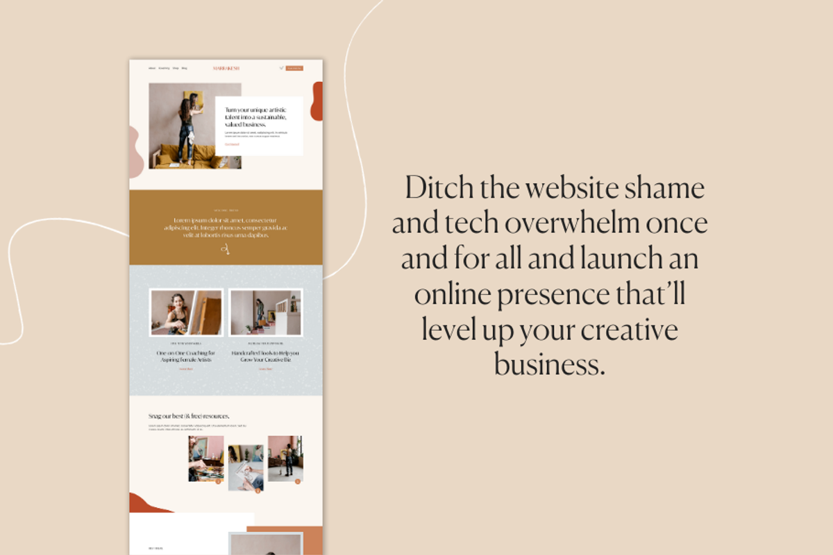 Squarespace 7.1 Template - Marrakesh, a Websites & App Template by Station Seven (Photo 4 of 4)