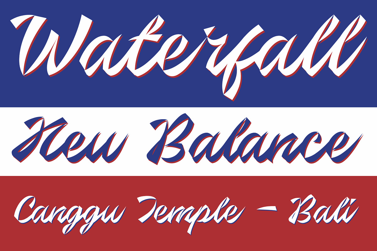 Berlin Script - A Display Script, a Script Font by Brainware Graphic (Photo 3 of 5)