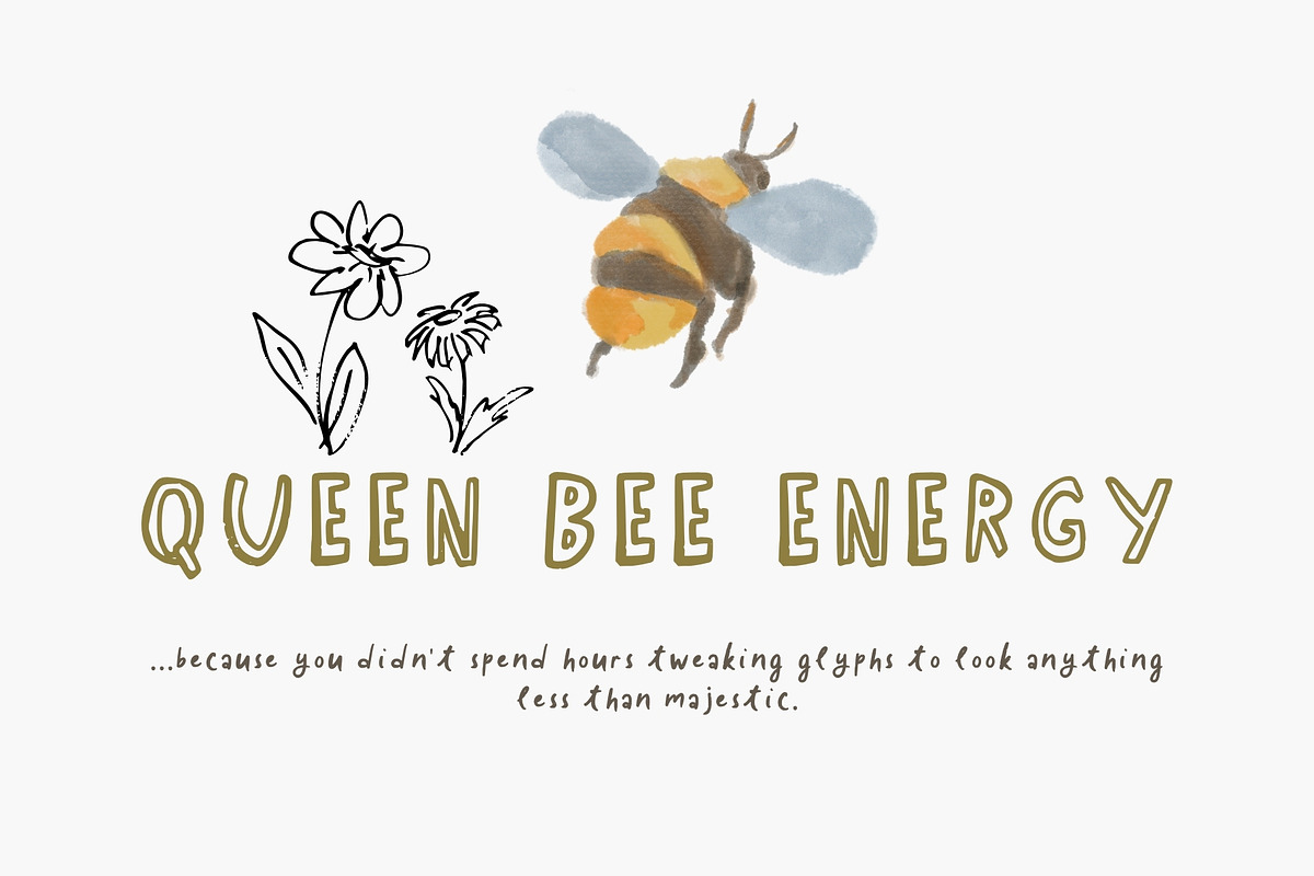 Wild Honey. Whimsical Font, a Handwritten Font by PaperJamLab (Photo 2 of 15)