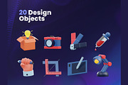 Graphic Design 3D Icons, an Object 3D Model by Rakata Studio (Thumbnail 5 of 6)