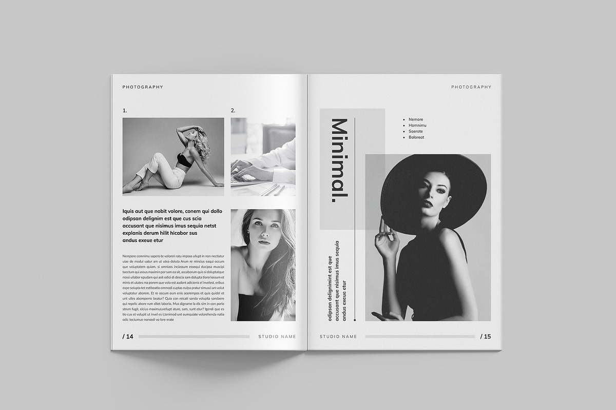Photography Portfolio Template, a Brochure Template by StyleArt (Photo 8 of 15)