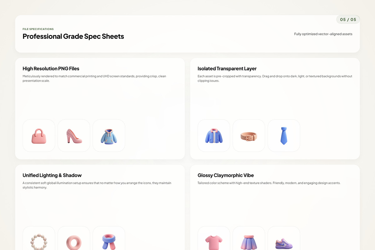 3D Clothing & Accessory Icons, an Emoji Icon by River Visual (Photo 5 of 5)