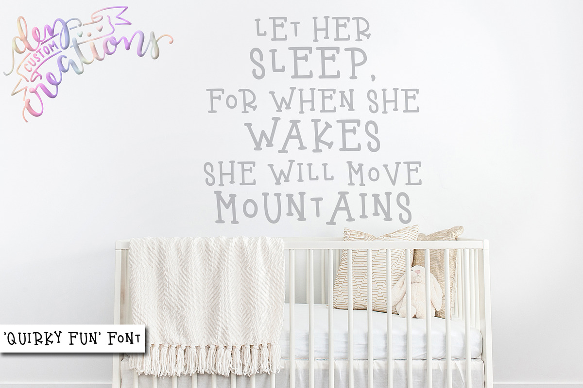 Quirky Fun - A Fun Hand LetteredFont, a Serif Font by Dez Custom Creations (Photo 5 of 10)