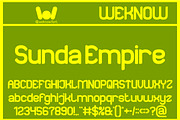 Sun The Empire font, a Sans Serif Font by weknow (Thumbnail 2 of 8)