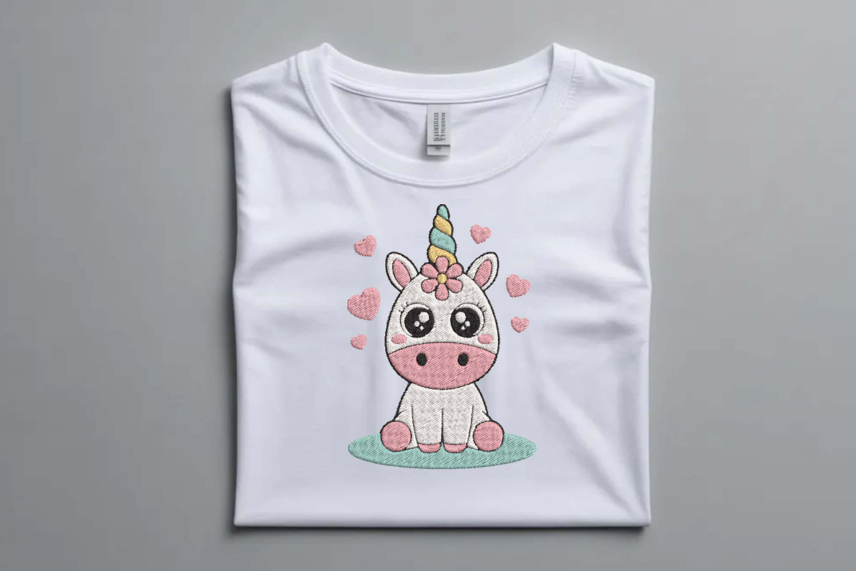 Kawaii Unicorn with Hearts Machine, an Illustration by Purpose Ekbal (Photo 3 of 3)