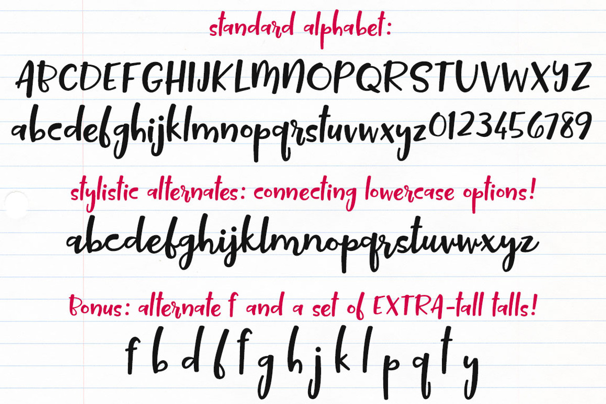 Tallsy Smalls: a fun little font preview 2