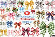Christmas Bow Sublimation Bundle, an Illustration by DreamCafeArt (Thumbnail 1 of 7)