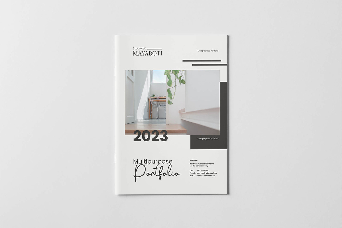 Multipurpose Portfolio Design, a Brochure Template by Graphic Template (Photo 2 of 13)