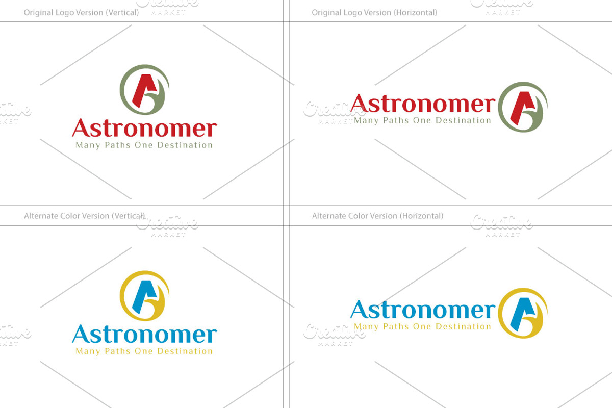 Astronomer Logo, a Branding & Logo Template by ArtFusion (Photo 4 of 5)