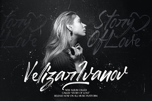 Honuzima - Handbrush Script Font