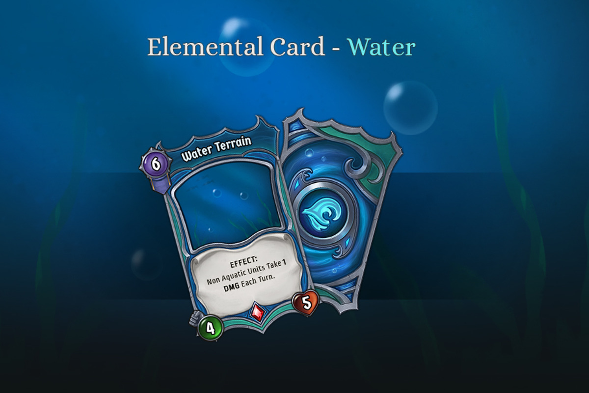 Elemental Card - Water, an Object Graphic by Kodiak Graphics (Photo 1 of 3)