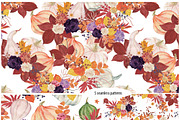 Pumpkins - watercolor collection, an Object Graphic by ramika (Thumbnail 4 of 4)