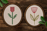 Embroidery Art Brushes For Procreate, a Brush Add-On by bokettori (Thumbnail 17 of 42)