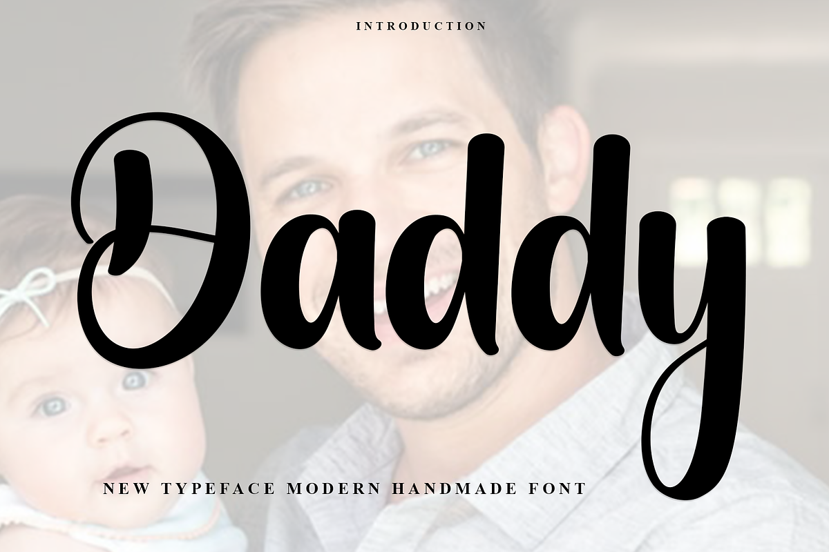 Daddy, a Handwritten Font by InermediaSTUDIO (Photo 1 of 8)