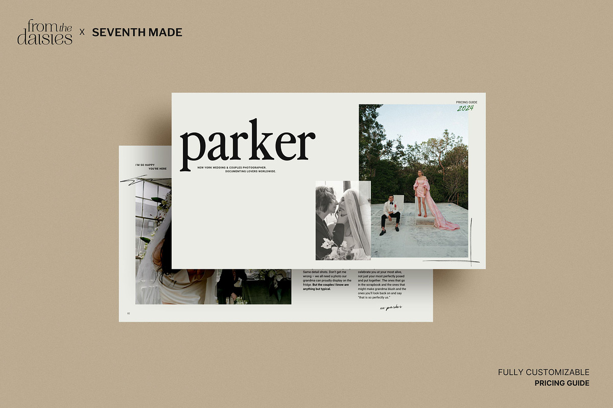 Canva Pricing Guide Template, a Marketing Template by Seventh Made (Photo 1 of 4)
