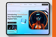 SoulsCast | AI Video Generator, a Landing Page Template by Sufian Masood (Thumbnail 1 of 5)