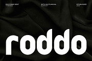 Roddo – Rounded Bold Sans Serif, a Sans Serif Font by Artiveko (Thumbnail 1 of 8)