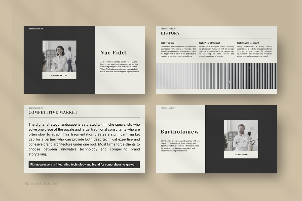 Investor Pitch Deck Keynote, a Presentation Template by FIBRINOSÄ (Photo 5 of 6)