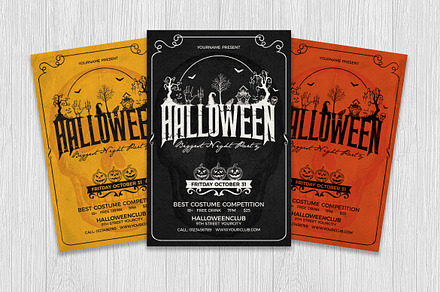 Halloween Party Flyer, a Flyer Template by DesignWorkz