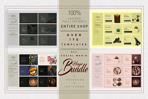 170 + SocialMedia ultimate Bundle 