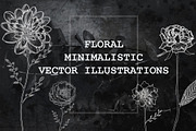 Minimalistic Floral Illustrations, a Decorative Illustration by Chimerique (Thumbnail 1 of 9)