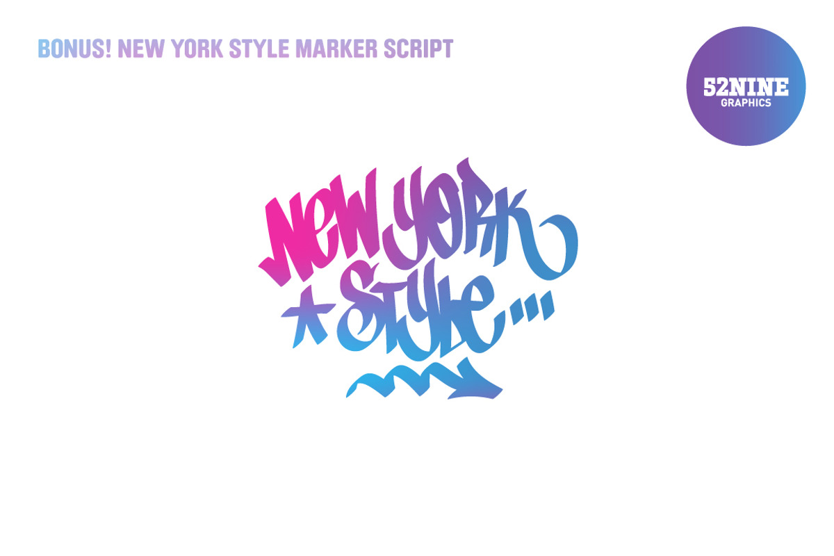 Graffiti Lettering Build Kit + Bonus, an Object Graphic by 52NINE GRAPHICS (Photo 7 of 8)