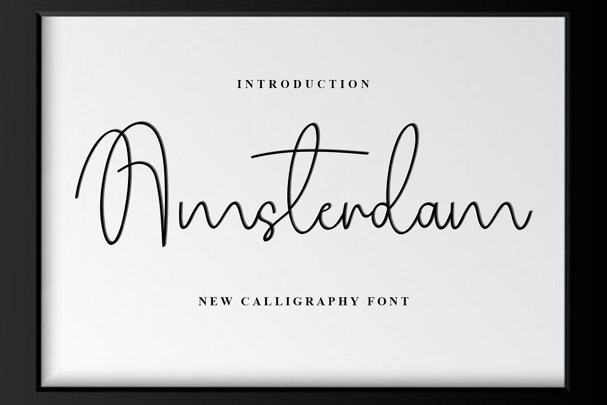 Amsterdam, a Handwritten Font by FreshTypeINK (Photo 1 of 8)