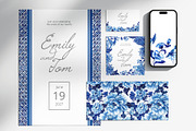 Imperial Blue Ornament – Watercolor, an Object Illustration by CreativeValuation (Thumbnail 10 of 11)