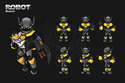 Robot Mascot, an Illustration by Diditpranata (Thumbnail 2 of 4)