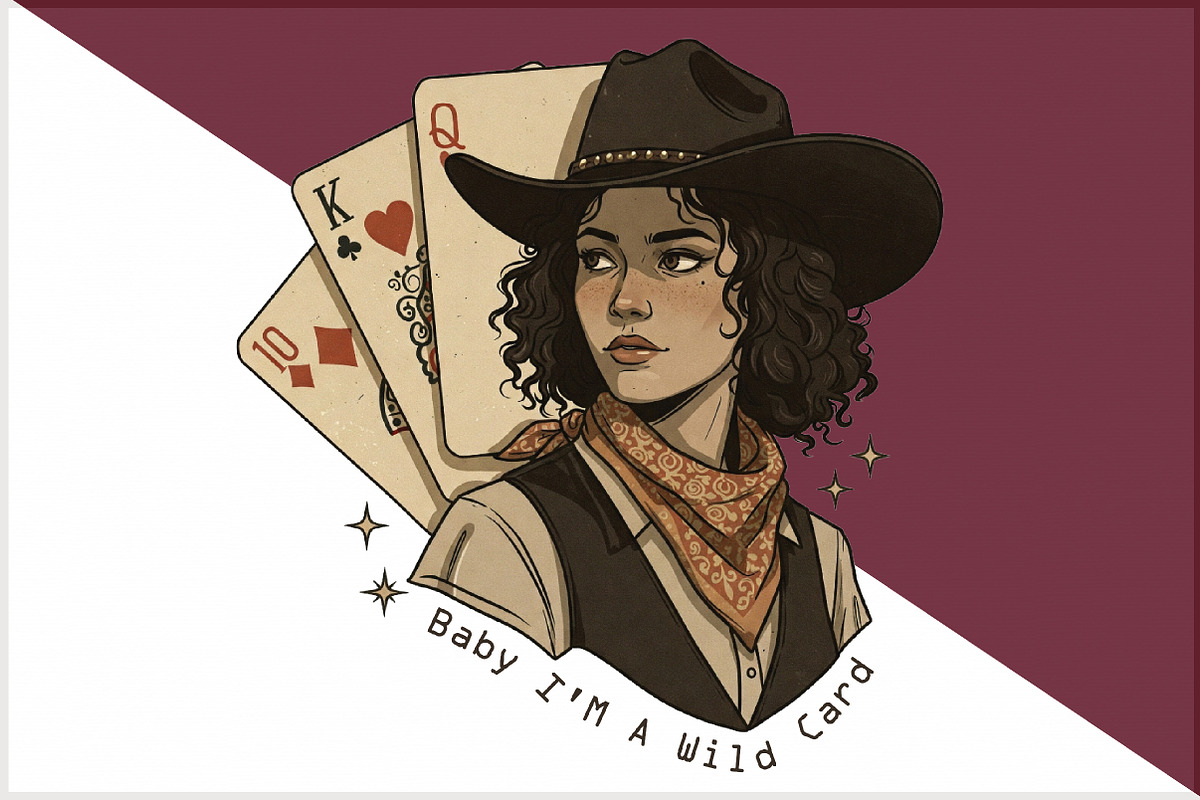 Retro Western Cowgirl PNG, an Illustration by Sublimation Artist (Photo 3 of 6)