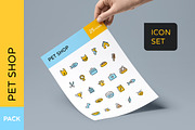 Pet Shop & Shelter Bundle, an Outline Icon by Falcon eye (Thumbnail 2 of 11)