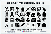 Flat Education Icon Logo Bundle, a Solid Icon by Vectorium Studio (Thumbnail 1 of 2)