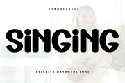 Singing, a Handwritten Font by InermediaSTUDIO (Thumbnail 1 of 8)