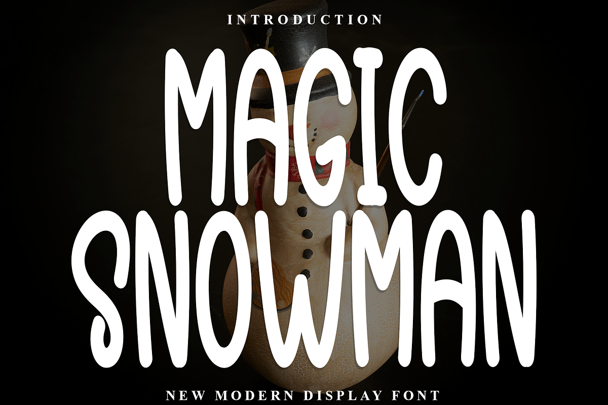 Magic Snowman, a Serif Font by InermediaSTUDIO (Photo 1 of 8)