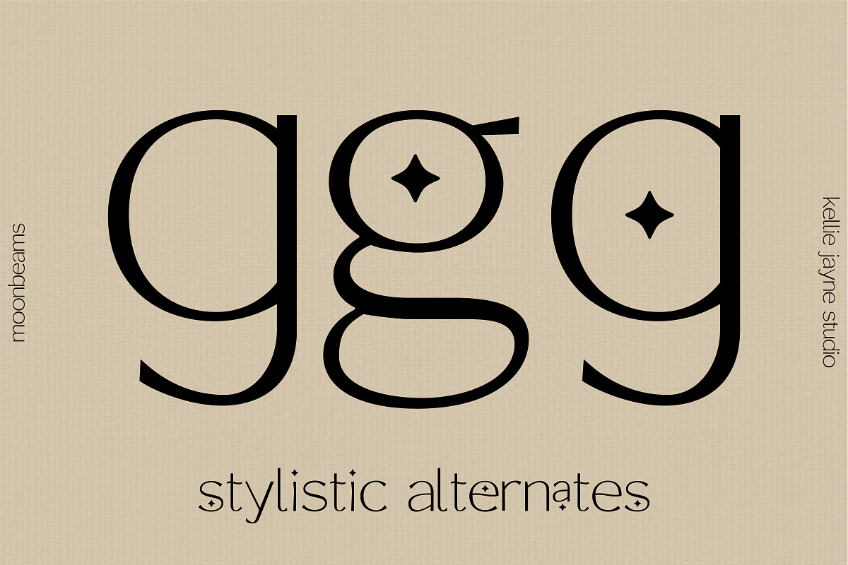 Moonbeams Sans Serif, a Sans Serif Font by Kellie Jayne Studio (Photo 5 of 14)