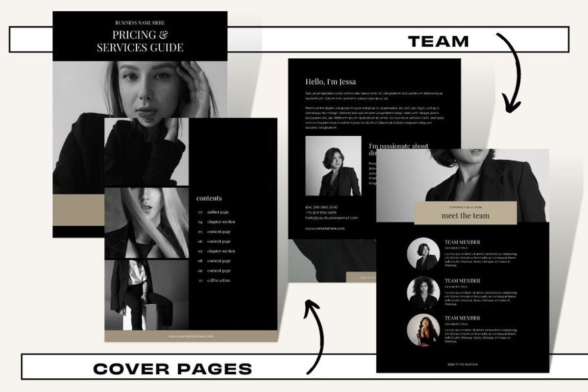 Pricing Guide - Noir Luxe, a Templates & Theme by Freedom Business Shop (Photo 6 of 11)