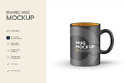 Enamel Mug Mockup, a Product Mockup by graphypix (Thumbnail 4 of 4)