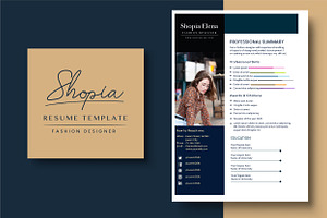 Resume Template - Shopia