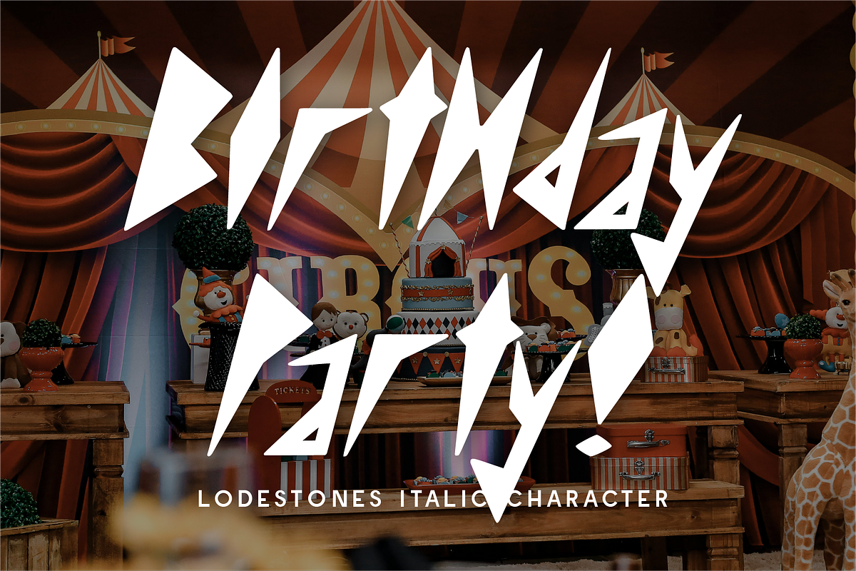 Lodestones - Abstract Display, a Sans Serif Font by Indotype Foundry (Photo 7 of 10)