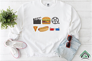 Mini Movie Theatre Embroidery Design, a Solid Icon by Craft Nest (Thumbnail 2 of 6)