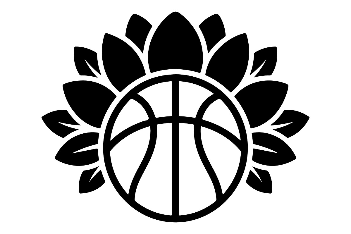 Basketball Lotus Emblem, an Object Graphic by Gfx_Store (Photo 10 of 15)