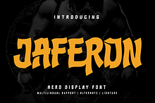 Jaferon | Display Hero Font