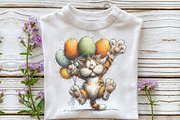 Whimsical Easter Cat Clipart, an Illustration by OK Design (Thumbnail 5 of 6)