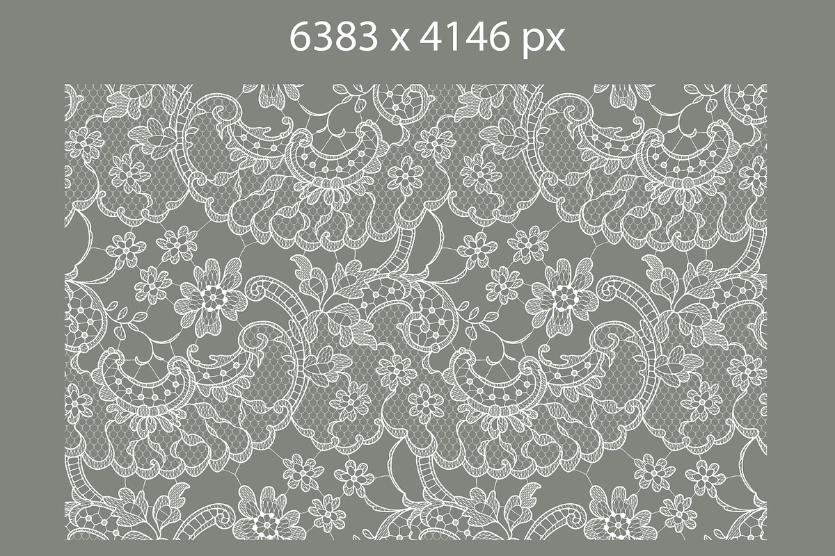 Lace seamless ribbons, cliparts., a Pattern Graphic by Ajuga (Photo 5 of 12)