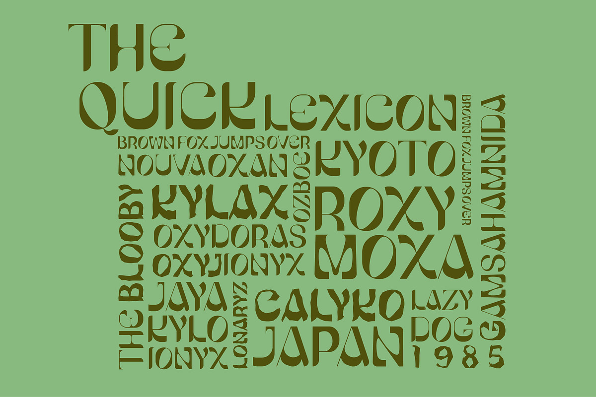 Olly Oxen - Modern Sans Typeface, a Font by Sanskertype Studio (Photo 9 of 10)