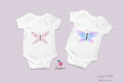 Sweet Dreams. Baby Girl Clipart 050, an Illustration by Drawberx (Thumbnail 13 of 16)