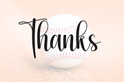 Softball | Script Font, a Handwritten Font by Scratchones (Thumbnail 9 of 9)